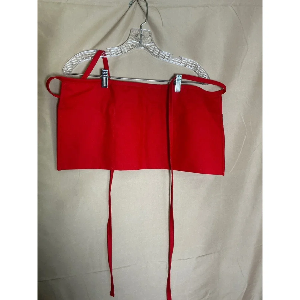 Franks RedHot Cayenne Pepper Sauce Red Waist Apron‎ 3 Pockets Server BBQ Cooking